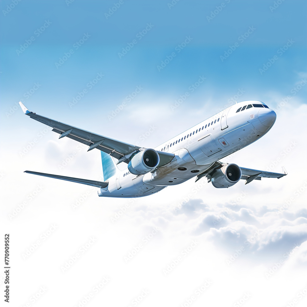 airplane in the sky