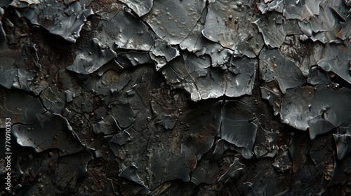 The jagged edges and uneven surface of this background give it a raw, industrial look