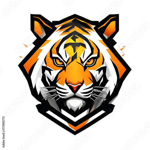 Photography Tiger gaming logo png, logo gaming for esport, tiger logo gamers, orange Tiger g