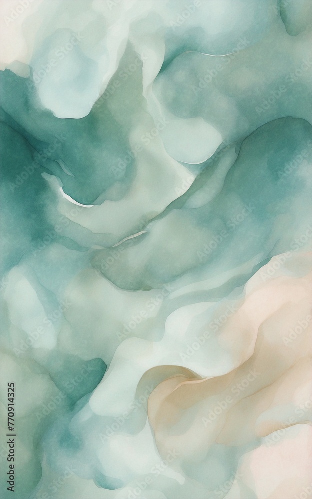 Fototapeta premium Tranquil Abstractions: Serene Visual Escapes for Online Serenity