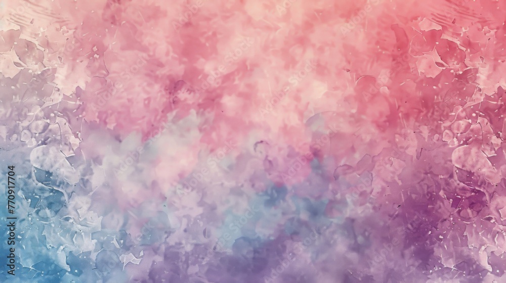 The soft, mottled texture of this background resembles the surface of a watercolor painting.