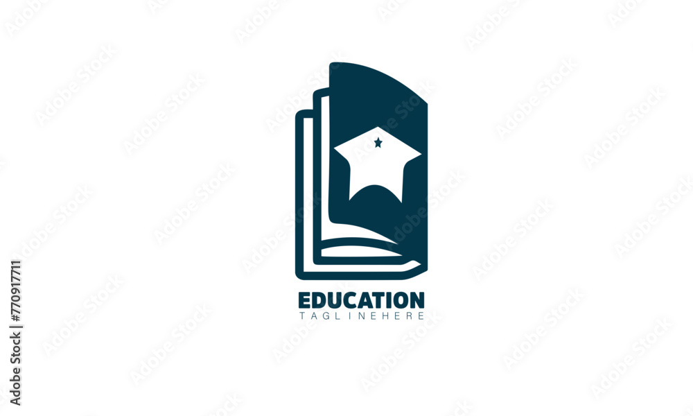 Education Logo Template vector icon Education Logo Template vector icon
