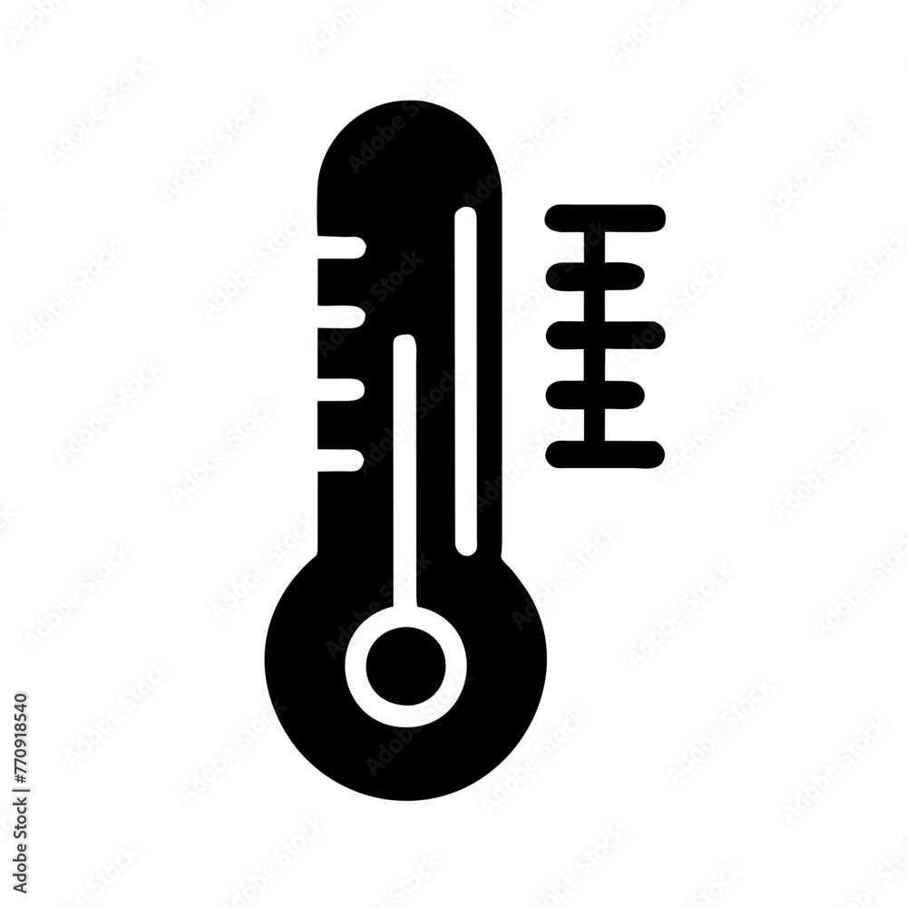 thermometer silhouette vector illustration icon.
thermometer silhouette vector illustration icon.