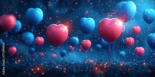 love ballon background