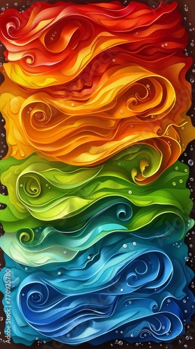 Rainbow Colors Painting