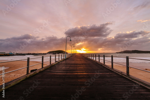 Sunrise at Coffs Harbour Jetty Australia
