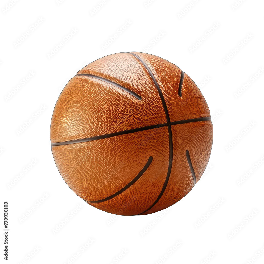 Create A High Quality a realistic basketball on white background. Basketball With Grunge Background