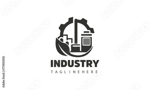 hexagonal home furniture logo vector template suitable for interior,