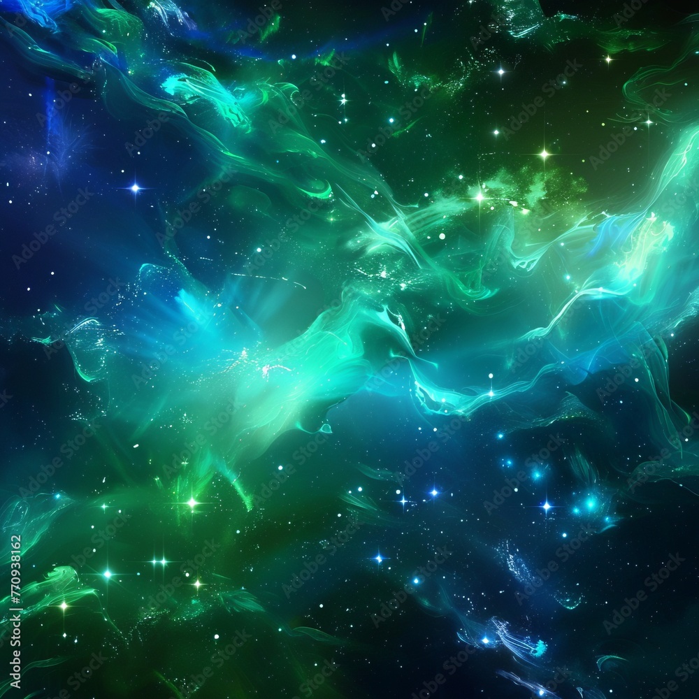 Explosive waves of cosmic energy. Abstract colored background. Explosive waves of cosmic energy. Abstract colored background.