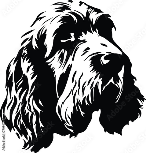 Wallpaper Mural Spinone Italiano portrait Torontodigital.ca