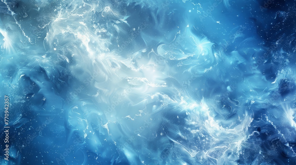 Fototapeta premium Explosive waves of cosmic energy. Abstract colored background.