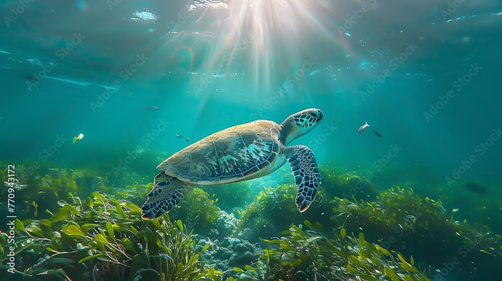 Obraz premium A wonderful underwater landscape