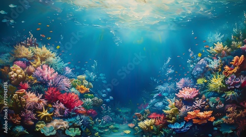 A wonderful underwater landscape © frimufilms