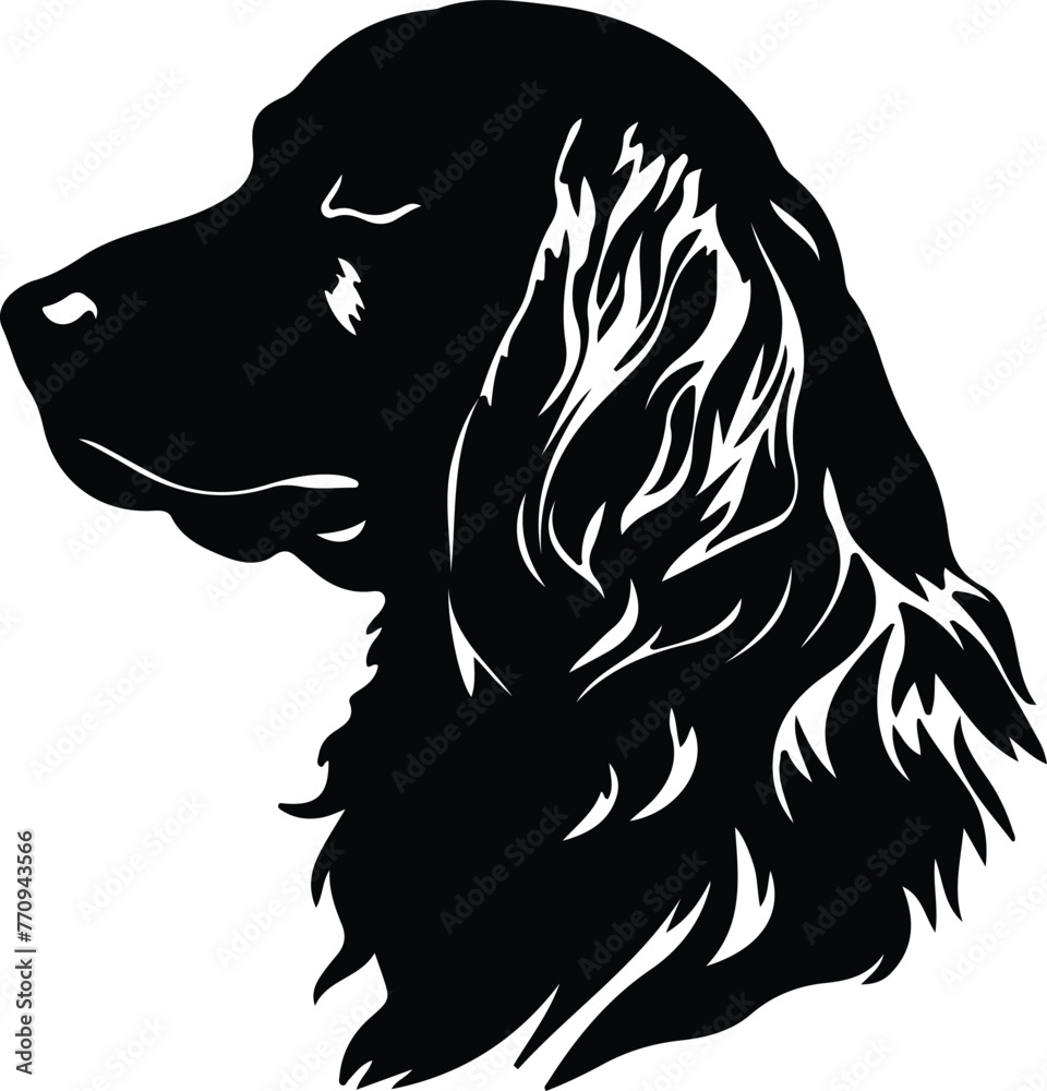 Sussex Spaniel portrait Sussex Spaniel portrait