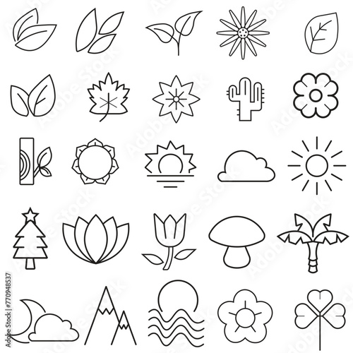 Nature icons