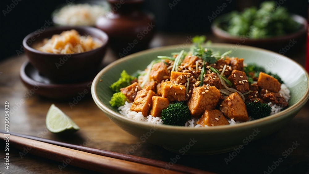 Fototapeta premium delicious Asian food