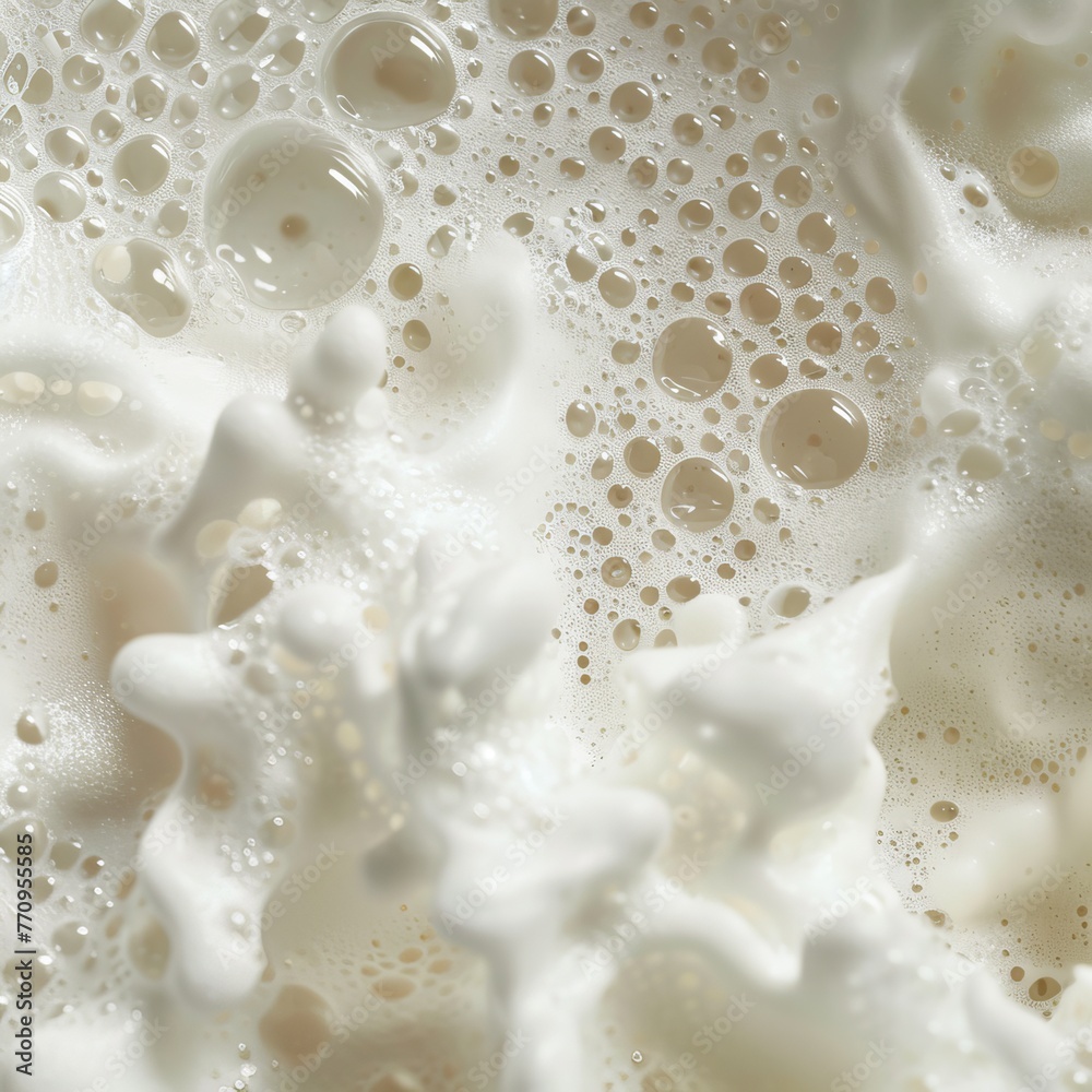 foam background.