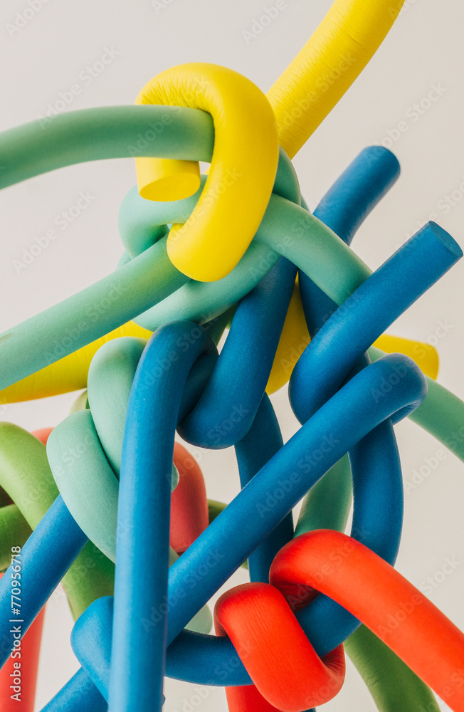 Colourful abstract shapes and forms Colourful abstract shapes and forms