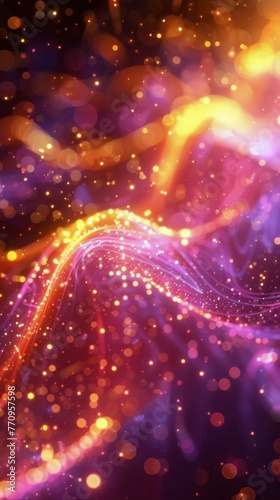 Vibrant Red and Pink Background With Billowing Smoke