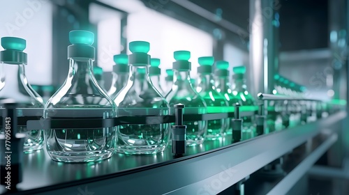 an AI-powered platform capable of real-time tracking and tracing of pharmaceutical glass bottles, ensuring consistent quality control standards are met during manufacturing photo