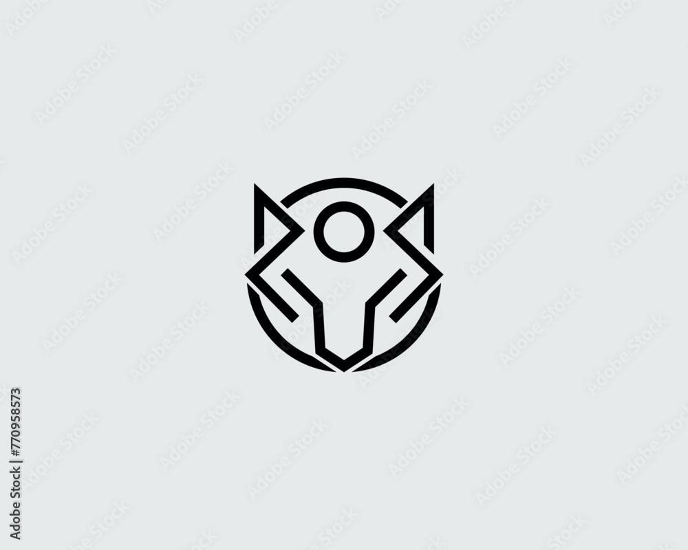Fox & Human Icon Vector Logo Design Fox & Human Icon Vector Logo Design