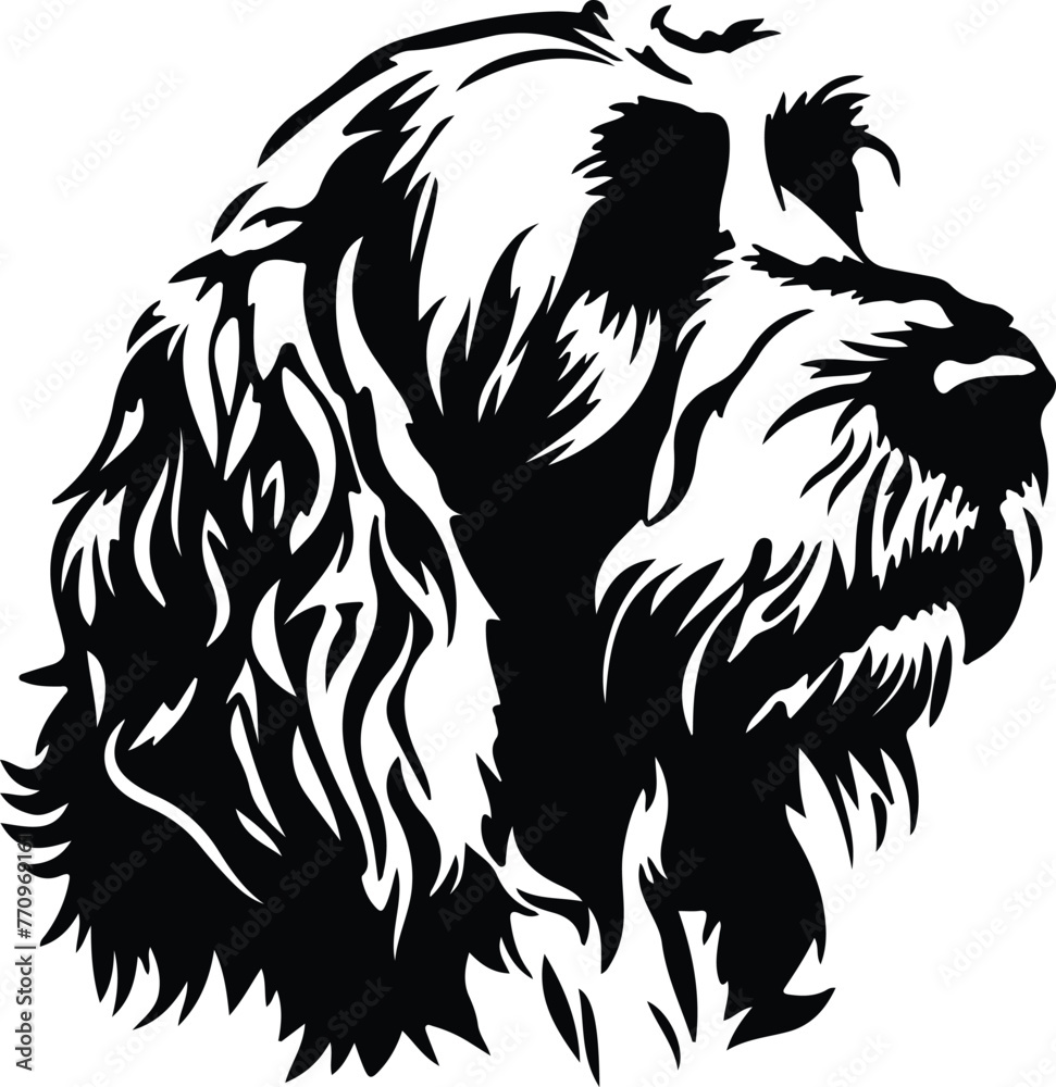 Otterhound portrait Otterhound portrait