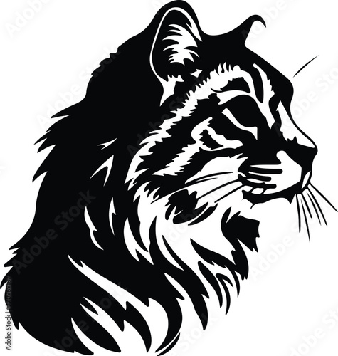 Wallpaper Mural Pallass Cat portrait Torontodigital.ca