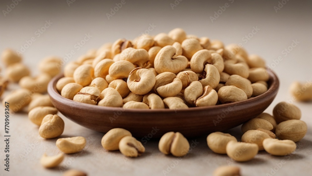 Cashews Dry fruit White Background Cashews Dry fruit White Background
