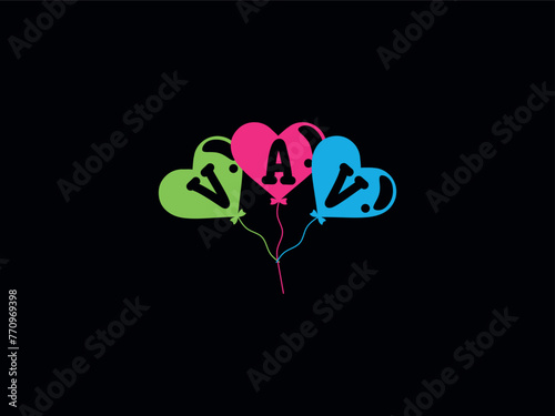 VAV Luxury Letter Balloons Logo