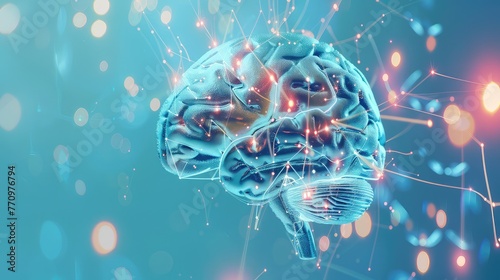 Innovative technologies in the field of studying the human brain and the thinking process. Artificial neural networks simulate brain functions, enabling machine learning. #770976794