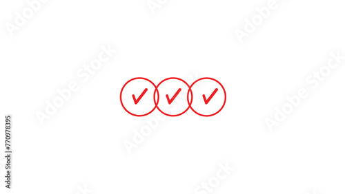 Interlocking circles, rings contour. Circles,Circle Chain raster illustration. A flat illustration design,