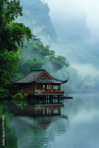 guangxi,outdoor scenery,generative ai