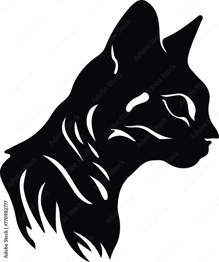 Obraz premium Ocicat Cat portrait