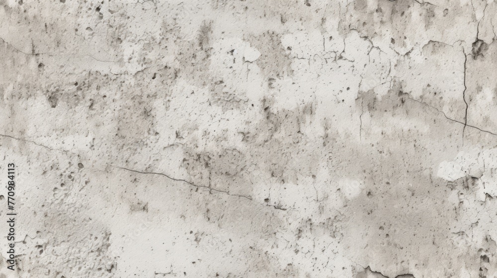 Grey stucco wall background. White painted cement wall texture