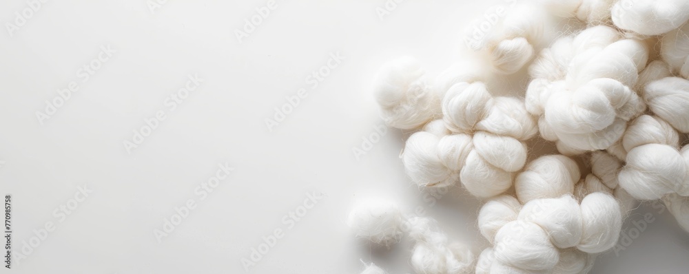 cotton white background. cotton white background.