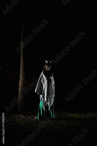 Catrina in the forest. photo