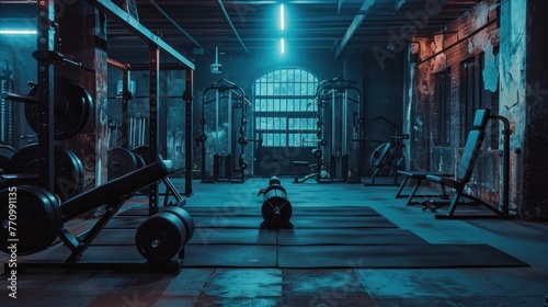 A panoramic view of a well-equipped gym
