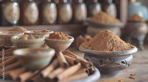 Chinese Herbal Medicine Tianma cinnamon powder food ingredients cooking ingredients