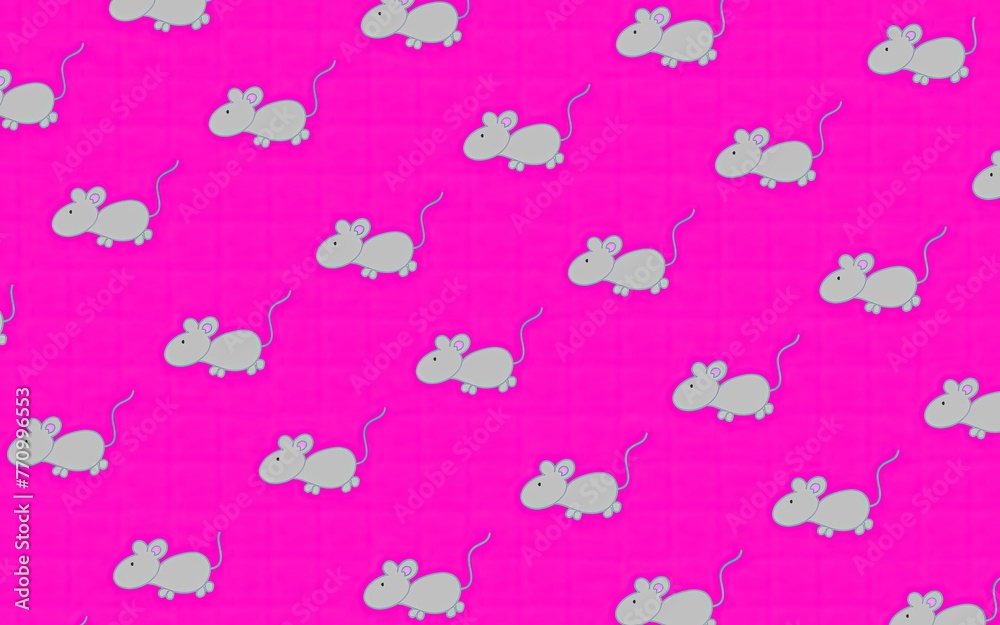 Children's cartoon pattern with mice. Pattern for children. Illustration with mice for printing on fabric, paper, bed linen, pajamas, stationery, wallpaper, notepads, dishes. Mouse art. Children's cartoon pattern with mice. Pattern for children. Illustration with mice for printing on fabric, paper, bed linen, pajamas, stationery, wallpaper, notepads, dishes. Mouse art.