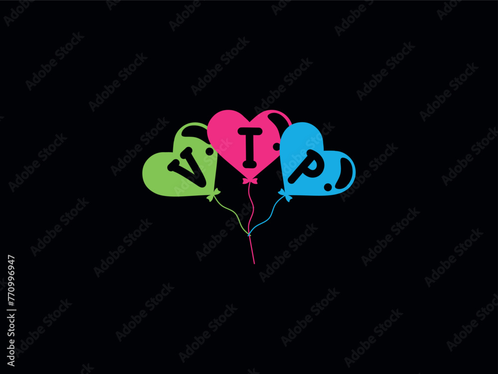 Monogram VTP Balloons Logo Monogram VTP Balloons Logo