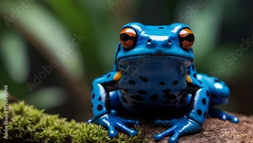 Beautiful frog in nature exotic photo
