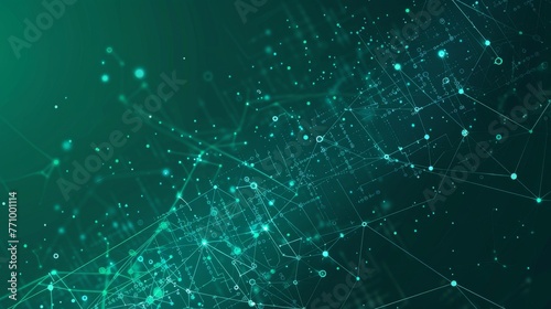 Digital technology banner green blue background concept, cyber technology circuit, abstract tech, innovation future data, internet network, Ai big data, futuristic wifi connection illustration vector