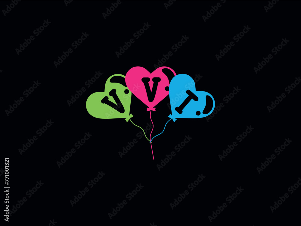 Creative VVT New Letter Logo Creative VVT New Letter Logo