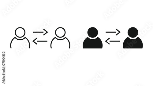 Sharing People Icon Design in Collaborative and Individualistic Styles