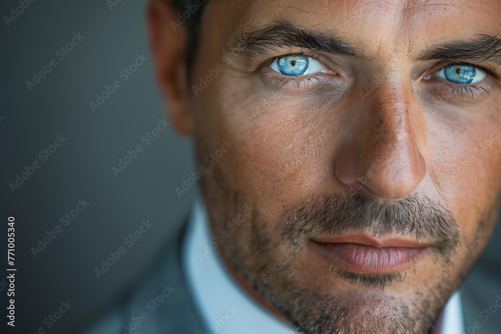 Handsome man with blue eyes, white ethnicity, one, headshot, human face Handsome man with blue eyes, white ethnicity, one, headshot, human face