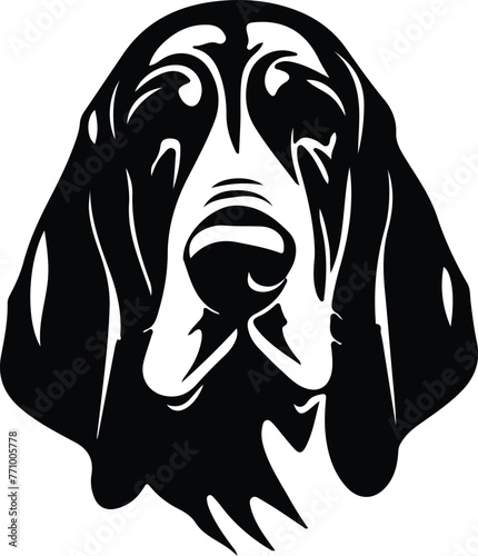 bloodhound portrait