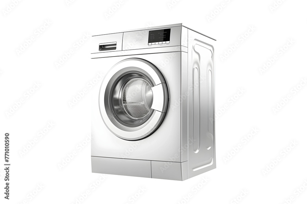 Washing-Machine isolated on transparent background, PNG Cutout