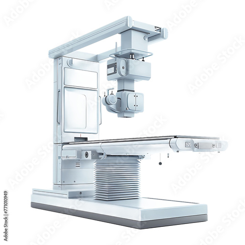 X-ray machine on isolated white background © MuhammadAslam