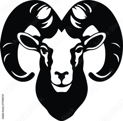 bighorn sheep portrait