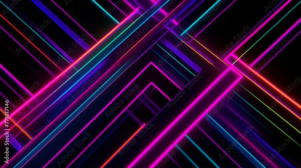 Abstract neon light fluorescent background Abstract neon light fluorescent background